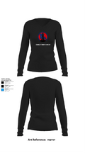 Charley troop 2-108 CAV 33316254 Women's Long Sleeve V-neck Shirt - 21