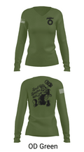 MCAGCC COMMSTRAT 43565701 Women's Long Sleeve V-neck Shirt - 57