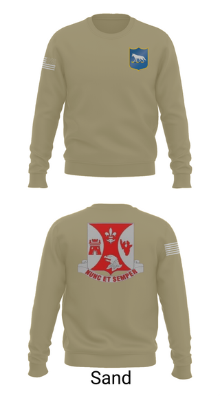 Crew Neck Sweatshirt, 2/196th RTI, , Teamtime, Team time, sublimation, custom sports apparel, team uniforms, spirit wear, spiritwear, sports uniforms, custom shirts, team store, custom team store, fundraiser sports, apparel fundraiser