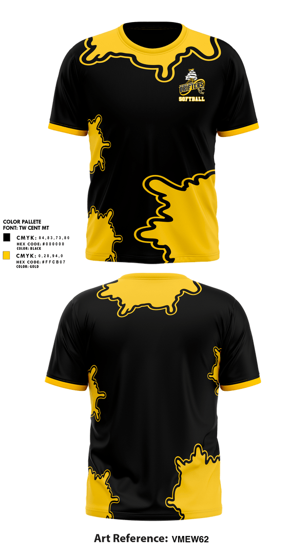 Short Sleeve Performance Shirt, Colonial Beach Drifters Softball, Softball, Teamtime, Team time, sublimation, custom sports apparel, team uniforms, spirit wear, spiritwear, sports uniforms, custom shirts, team store, custom team store, fundraiser sports, apparel fundraiser