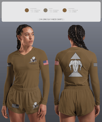 Seabee 35405750 Women's Long Sleeve V-neck Shirt - 1