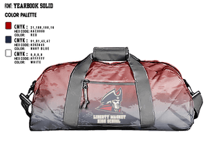 Duffle Bag, Liberty Magnet High School Tennis, Tennis, Teamtime, Team time, sublimation, custom sports apparel, team uniforms, spirit wear, spiritwear, sports uniforms, custom shirts, team store, custom team store, fundraiser sports, apparel fundraiser
