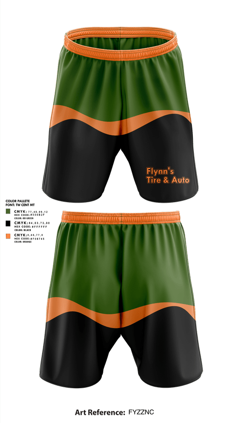 Athletic Shorts With Pockets, Flynn's Tire & Auto, , Teamtime, Team time, sublimation, custom sports apparel, team uniforms, spirit wear, spiritwear, sports uniforms, custom shirts, team store, custom team store, fundraiser sports, apparel fundraiser