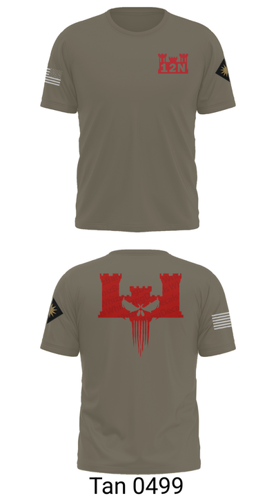 A co 578th BEB 4198260 Short Sleeve Performance Shirt - 72