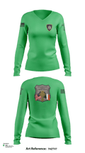 NYS Court Officer 64185384 Women's Long Sleeve V-neck Shirt - 10