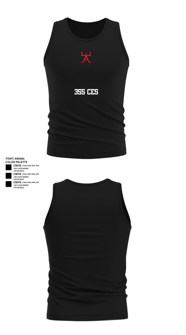 Tank Top, 355 CES, Air Force, Teamtime, Team time, sublimation, custom sports apparel, team uniforms, spirit wear, spiritwear, sports uniforms, custom shirts, team store, custom team store, fundraiser sports, apparel fundraiser