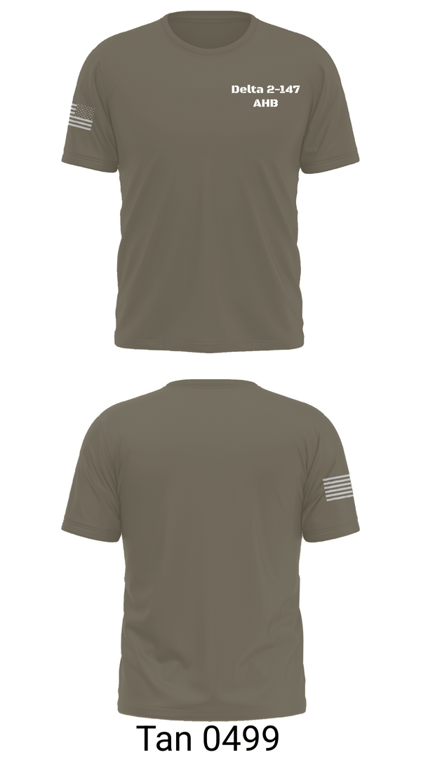 Short Sleeve Performance Shirt, Delta 2-147 AHB, Army, Teamtime, Team time, sublimation, custom sports apparel, team uniforms, spirit wear, spiritwear, sports uniforms, custom shirts, team store, custom team store, fundraiser sports, apparel fundraiser