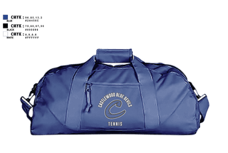Duffle Bag, Castlewood Blue Devils, Tennis, Teamtime, Team time, sublimation, custom sports apparel, team uniforms, spirit wear, spiritwear, sports uniforms, custom shirts, team store, custom team store, fundraiser sports, apparel fundraiser