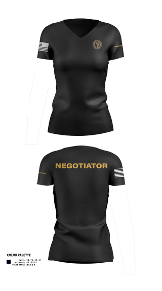 Womens Short Sleeve Vneck Shirt, Montgomery County Police CNT, , Teamtime, Team time, sublimation, custom sports apparel, team uniforms, spirit wear, spiritwear, sports uniforms, custom shirts, team store, custom team store, fundraiser sports, apparel fundraiser