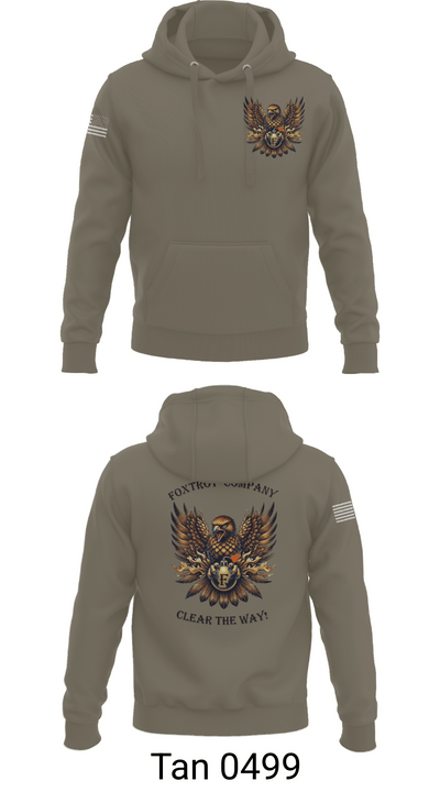 Foxtrot Company, 832nd OD BN 51500889 Hoodie - 78