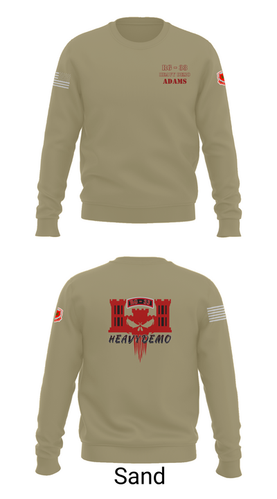 CESD Bravo 35th Engineer Battalion 45351759 Crew Neck Sweatshirt - 85
