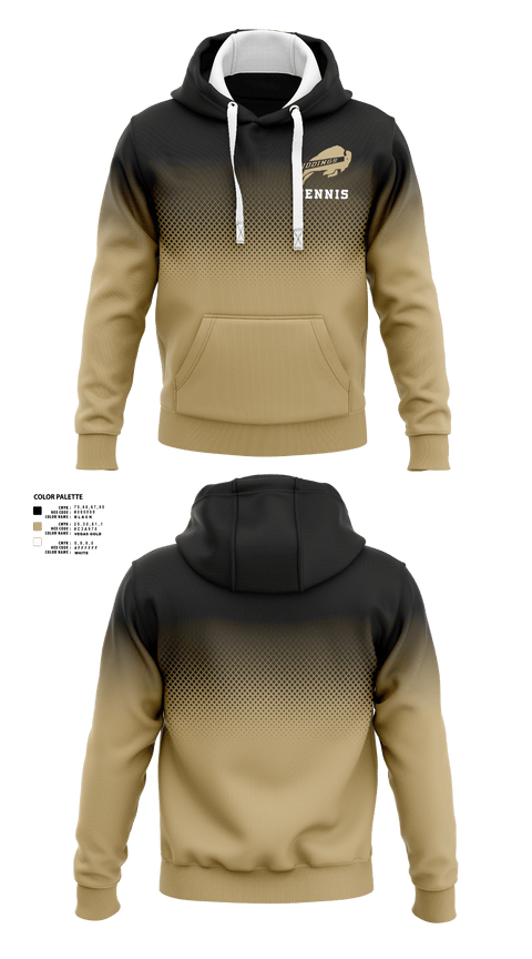 Hoodie, Giddings Tennis, Tennis, Teamtime, Team time, sublimation, custom sports apparel, team uniforms, spirit wear, spiritwear, sports uniforms, custom shirts, team store, custom team store, fundraiser sports, apparel fundraiser