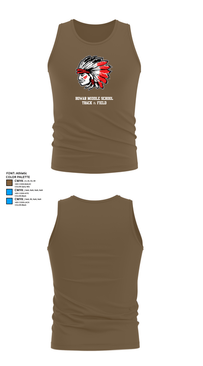 Howar Middle School Track & Field 69714419 Tank Top - 7