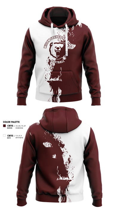 Willow Springs Bears Softball 59647744 Hoodie - 2