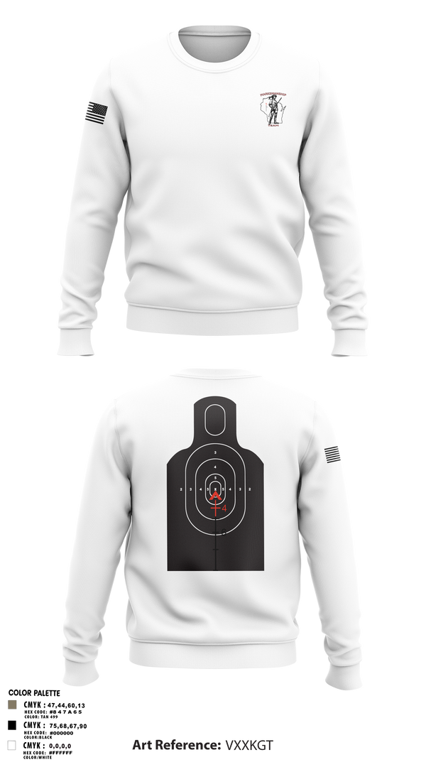 Crew Neck Sweatshirt, WIARNG Marksmanship, , Teamtime, Team time, sublimation, custom sports apparel, team uniforms, spirit wear, spiritwear, sports uniforms, custom shirts, team store, custom team store, fundraiser sports, apparel fundraiser