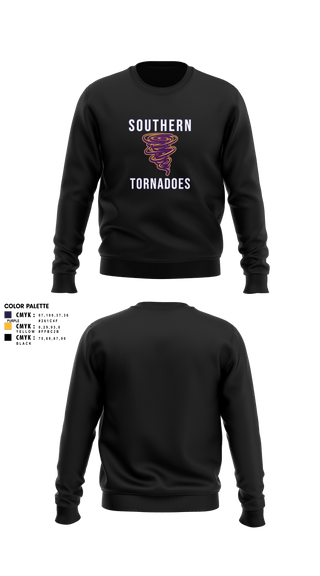Crew Neck Sweatshirt, Southern Middle School Track and Field, Track & Field, Teamtime, Team time, sublimation, custom sports apparel, team uniforms, spirit wear, spiritwear, sports uniforms, custom shirts, team store, custom team store, fundraiser sports, apparel fundraiser