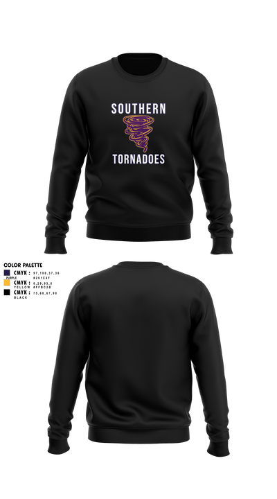 Southern Middle High School Track and Field 54886854 Crew Neck Sweatshirt - 9