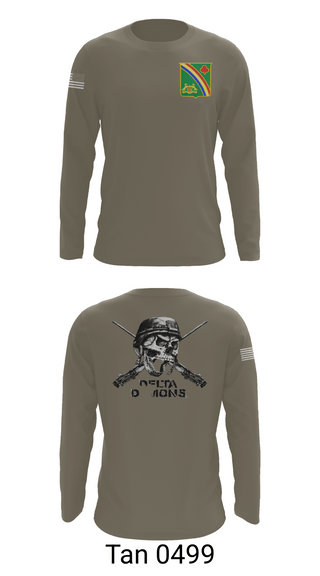 Long Sleeve Performance Shirt, 1st Battalion 69th Infantry Regiment, Army, Teamtime, Team time, sublimation, custom sports apparel, team uniforms, spirit wear, spiritwear, sports uniforms, custom shirts, team store, custom team store, fundraiser sports, apparel fundraiser