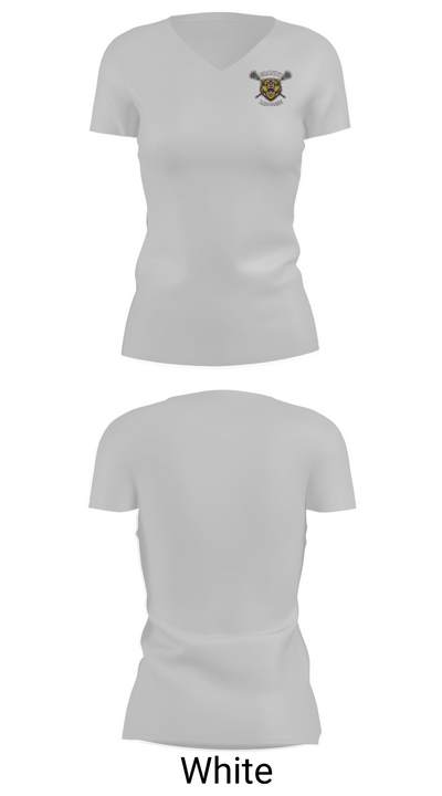 Granby Youth Lacrosse 30254765 Women's Short Sleeve V-neck Shirt - 19
