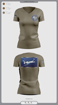 USAPAT 18600588 Women's Short Sleeve V-neck Shirt - 2
