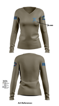 Monterey  Park 19917874 Women's Long Sleeve V-neck Shirt - 110