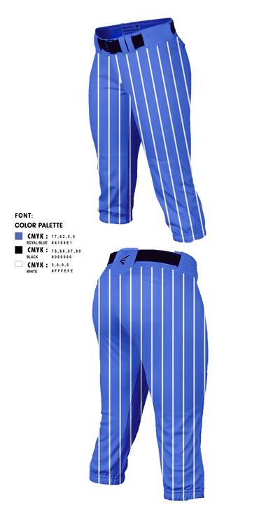 Irvington Preparatory Academy Softball 81081821 Softball Pants - 2