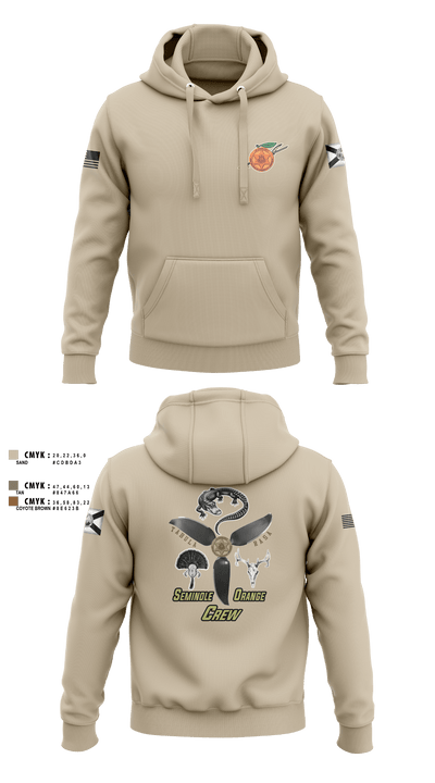 Seminole / Orange Crew 64181278 Hoodie - 7