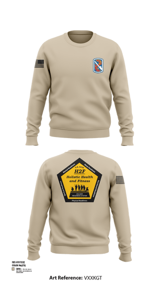Crew Neck Sweatshirt, 198th Infantry Training Brigade, , Teamtime, Team time, sublimation, custom sports apparel, team uniforms, spirit wear, spiritwear, sports uniforms, custom shirts, team store, custom team store, fundraiser sports, apparel fundraiser