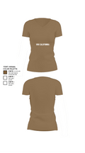 USS California 47794355 Women's Short Sleeve V-neck Shirt - 4