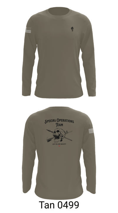 Special Operations Team 76879429 Long Sleeve Performance Shirt 63