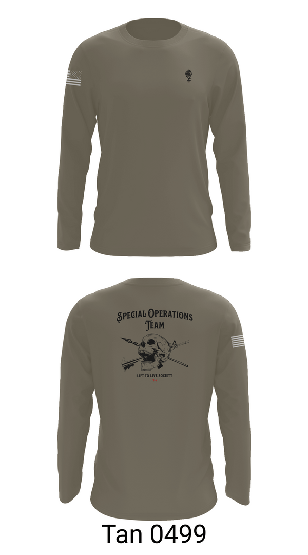 Long Sleeve Performance Shirt, Special Operations Team, , Teamtime, Team time, sublimation, custom sports apparel, team uniforms, spirit wear, spiritwear, sports uniforms, custom shirts, team store, custom team store, fundraiser sports, apparel fundraiser