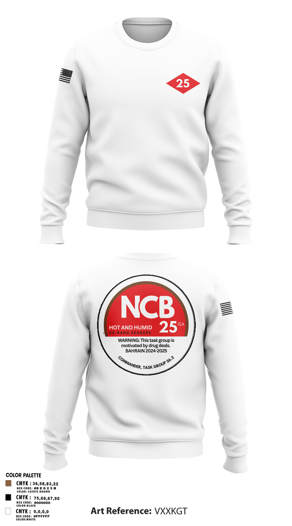 Crew Neck Sweatshirt, NMCB 25 CTG 56.2, Navy, Teamtime, Team time, sublimation, custom sports apparel, team uniforms, spirit wear, spiritwear, sports uniforms, custom shirts, team store, custom team store, fundraiser sports, apparel fundraiser