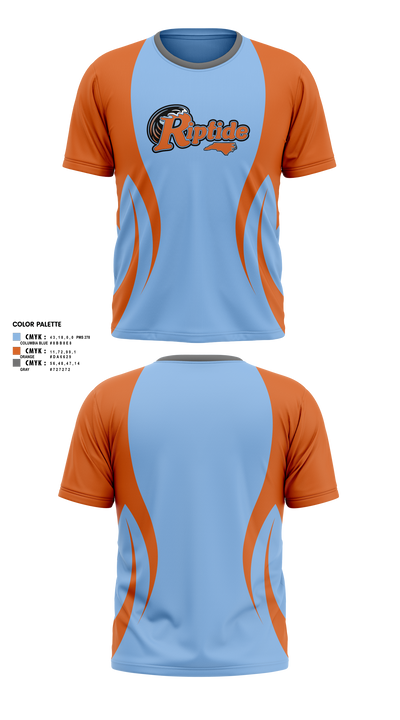 Carolina Riptide 96091150 Short Sleeve Performance Shirt - 10