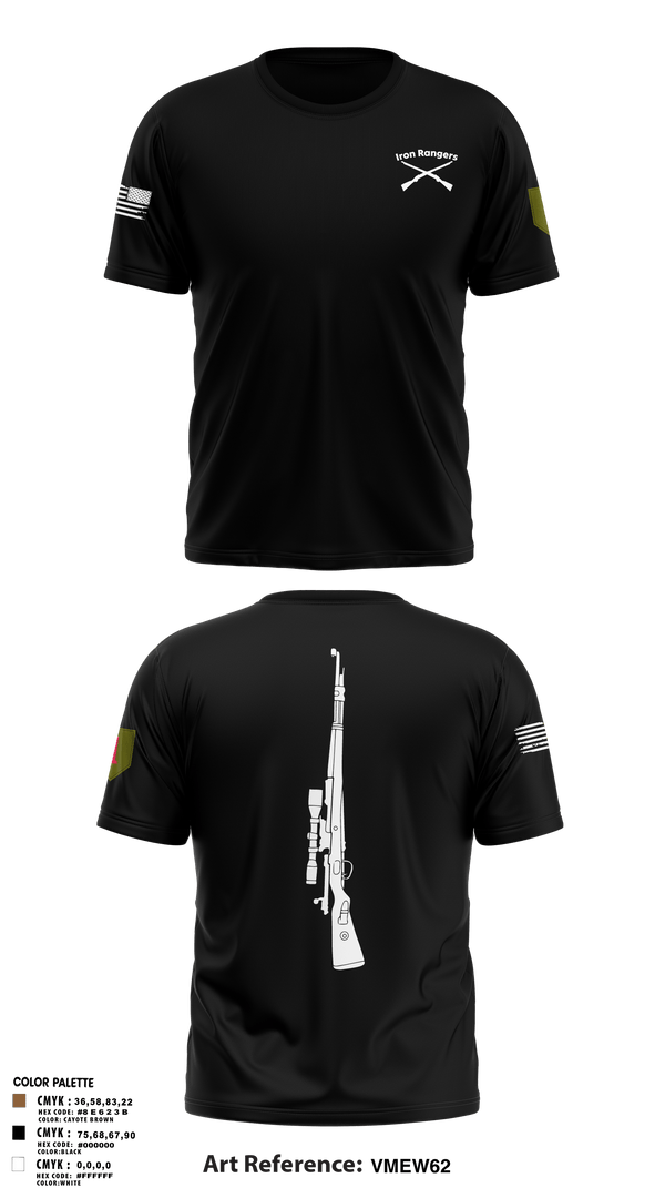 Old School Cotton Feel Shirt, Iron Rangers, Army, Teamtime, Team time, sublimation, custom sports apparel, team uniforms, spirit wear, spiritwear, sports uniforms, custom shirts, team store, custom team store, fundraiser sports, apparel fundraiser