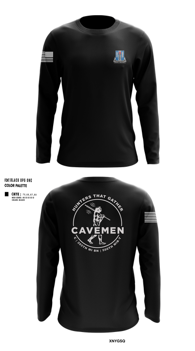 C / 205th MI BN / 500th MIB-T 47218382 Long Sleeve Performance Shirt 100