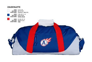 Duffle Bag, Blue comets, Track & Field, Teamtime, Team time, sublimation, custom sports apparel, team uniforms, spirit wear, spiritwear, sports uniforms, custom shirts, team store, custom team store, fundraiser sports, apparel fundraiser
