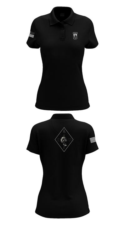 Chosen Co. 1-102D INF 80569563 Women's Short Sleeve Performance Polo  - 35