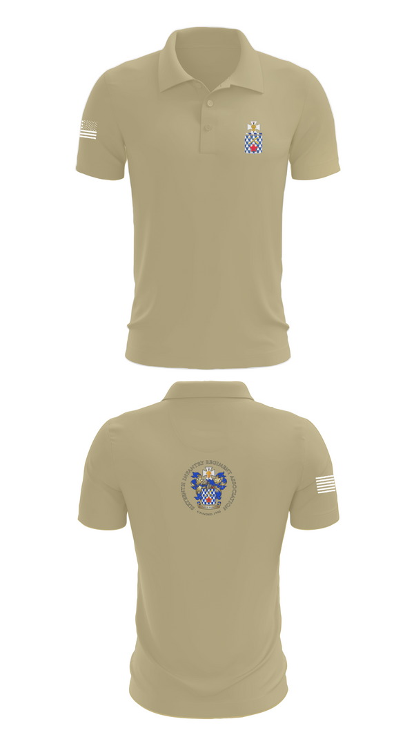 Short Sleeve Performance Polo, 1st Battalion, 16th Infantry Regiment, , Teamtime, Team time, sublimation, custom sports apparel, team uniforms, spirit wear, spiritwear, sports uniforms, custom shirts, team store, custom team store, fundraiser sports, apparel fundraiser