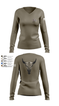 VP-26 Aircrew Association 18137881 Women's Long Sleeve V-neck Shirt - 5