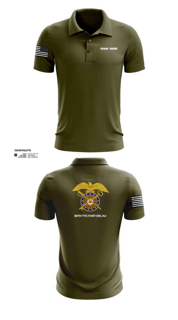 Short Sleeve Performance Polo, 80th TTC, , Teamtime, Team time, sublimation, custom sports apparel, team uniforms, spirit wear, spiritwear, sports uniforms, custom shirts, team store, custom team store, fundraiser sports, apparel fundraiser
