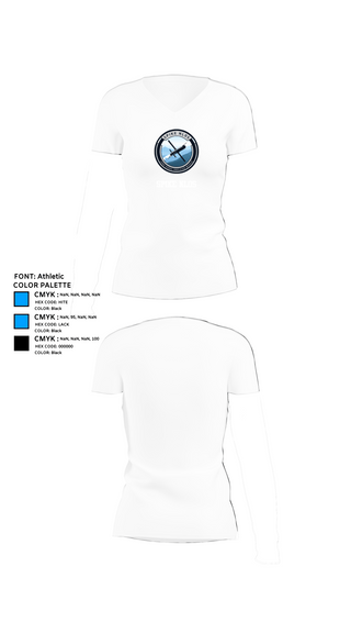 Womens Short Sleeve Vneck Shirt, SPIKE NLOS, , Teamtime, Team time, sublimation, custom sports apparel, team uniforms, spirit wear, spiritwear, sports uniforms, custom shirts, team store, custom team store, fundraiser sports, apparel fundraiser