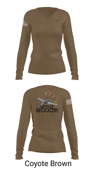 Womens Long Sleeve Vneck Shirt, AOB Syria, , Teamtime, Team time, sublimation, custom sports apparel, team uniforms, spirit wear, spiritwear, sports uniforms, custom shirts, team store, custom team store, fundraiser sports, apparel fundraiser