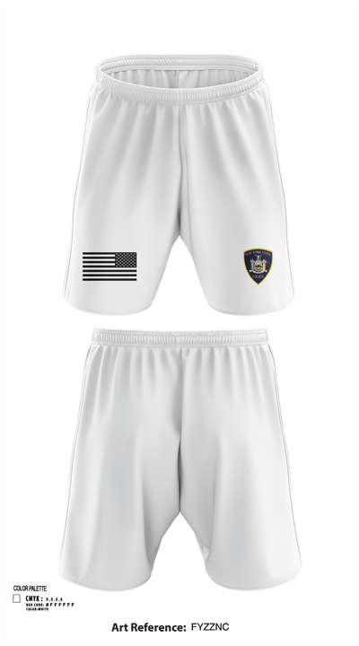 NYS Court Officer 64185384 Athletic Shorts With Pockets - 8 (2)