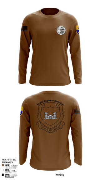 Long Sleeve Performance Shirt, 132d MRBC, 579th EN BN, 49th MP DIV, , Teamtime, Team time, sublimation, custom sports apparel, team uniforms, spirit wear, spiritwear, sports uniforms, custom shirts, team store, custom team store, fundraiser sports, apparel fundraiser