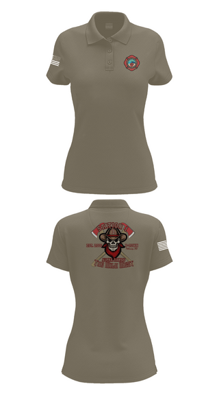 Womens Short Sleeve Performance Polo, PVFR, , Teamtime, Team time, sublimation, custom sports apparel, team uniforms, spirit wear, spiritwear, sports uniforms, custom shirts, team store, custom team store, fundraiser sports, apparel fundraiser