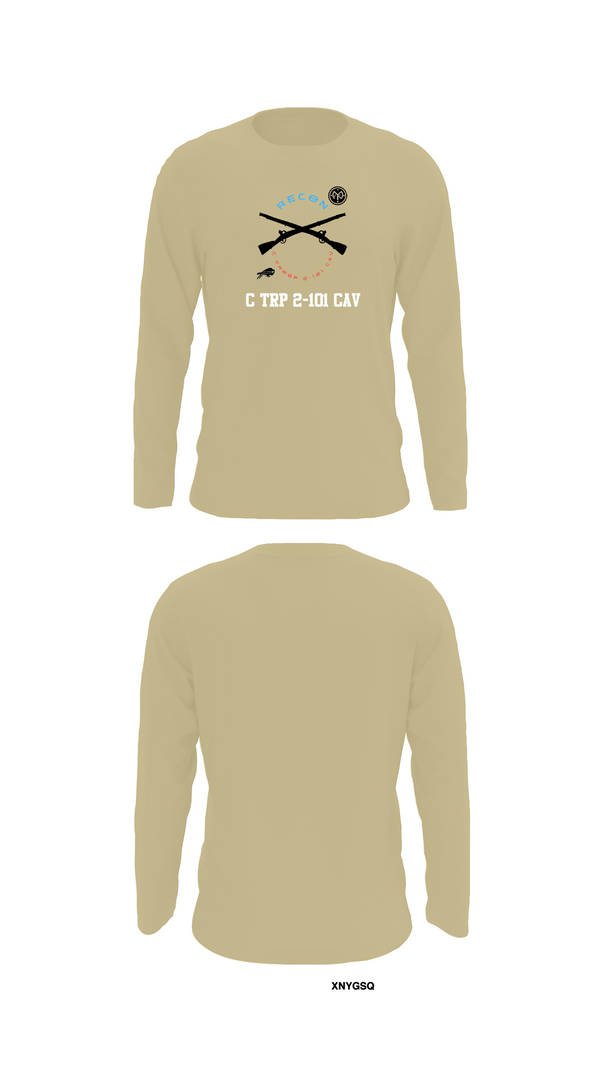 Long Sleeve Performance Shirt, C TRP 2-101 CAV, , Teamtime, Team time, sublimation, custom sports apparel, team uniforms, spirit wear, spiritwear, sports uniforms, custom shirts, team store, custom team store, fundraiser sports, apparel fundraiser