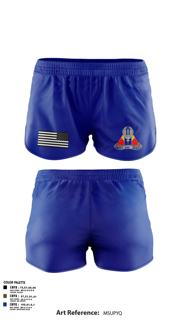 Ranger Panties, A Co, 2-13th Aviation Regiment, , Teamtime, Team time, sublimation, custom sports apparel, team uniforms, spirit wear, spiritwear, sports uniforms, custom shirts, team store, custom team store, fundraiser sports, apparel fundraiser