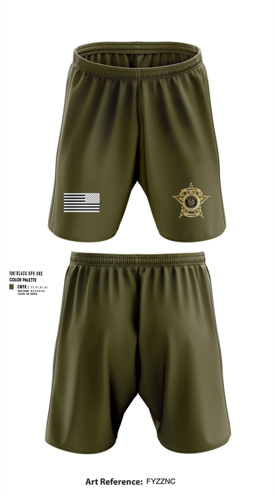 Hays County Sheriff’s Office 39669531 Athletic Shorts With Pockets - 101