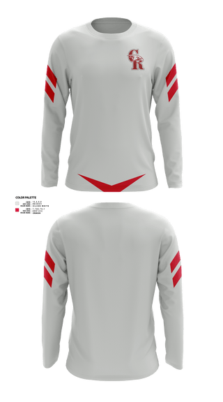 Long Sleeve Performance Shirt, Canyon Ridge High School Tennis, Tennis, Teamtime, Team time, sublimation, custom sports apparel, team uniforms, spirit wear, spiritwear, sports uniforms, custom shirts, team store, custom team store, fundraiser sports, apparel fundraiser