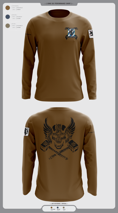 1-28 Infantry battalion 32318490 Long Sleeve Performance Shirt 1